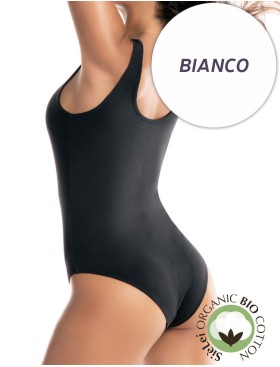 Боди хлопковое Sielei NATURAL COTTON 1448 bianco, Цвет: bianco (белый), Размеры: XS, изображение 2