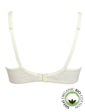 Хлопковый бюстгальтер без каркасов Sielei NATURAL COTTON 1450 ecru melange, Цвет: ecru melange, Размеры: 75B, изображение 3