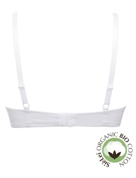 Хлопковый бескостный бюстгальтер Sielei NATURAL COTTON 1458 bianco, Цвет: bianco (белый), Размеры: 80B, изображение 5