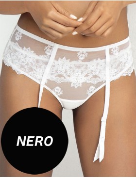 Пояс для чулок Sielei GLAM 1949 nero, Цвет: nero (черный), Размеры: S