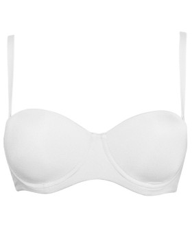 Гладкий бюстгальтер анжелика Sielei PLUS 2550 bianco, Цвет: bianco (белый), Размеры: 95B, изображение 5