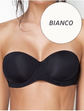 Гладкий бюстгальтер анжелика Sielei PLUS 2550 bianco, Цвет: bianco (белый), Размеры: 95B