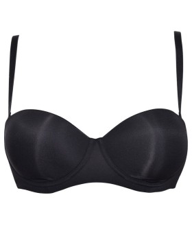 Гладкий бюстгальтер анжелика Sielei PLUS 2550 nero, Цвет: nero (черный), Размеры: 95B, изображение 7