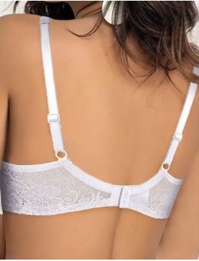 Бюстгальтер мягкий без косточек Sielei WONDER LACE 2440 bianco, Цвет: bianco (белый), Размеры: 75D, изображение 2