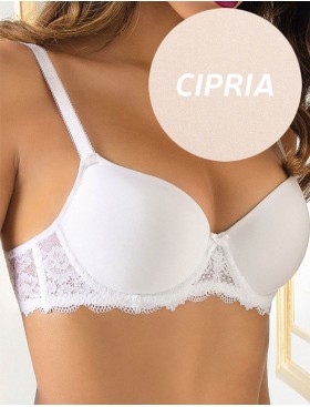 Бюстгальтер формованная чашка Sielei WONDER LACE 2452 cipria, Цвет: cipria (телесный), Размеры: 90D