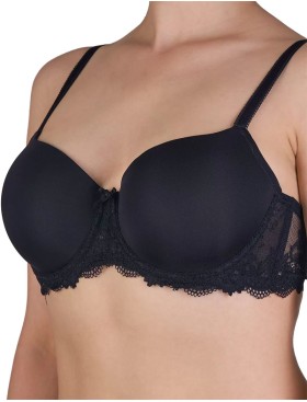 Бюстгальтер формованная чашка Sielei WONDER LACE 2452 nero, Цвет: nero (черный), Размеры: 90D