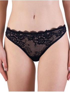 Трусики бразилиана из кружева Sielei WONDER LACE 2457 nero, Цвет: nero (черный), Размеры: XS