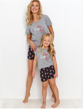 Пижама с шортами из хлопка Taro RELAX 2892, Цвет: серый, Размеры: S, изображение 3