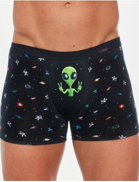 Трусы-боксеры Cornette TATTOO MINI 280-6 темно-синий/салатовый, Цвет: темно-синий/салатовы, Размеры: L