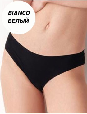 Трусы бразилиана из микрофибры Cotonella 8141 INVISIBLE bianco, Цвет: bianco (белый), Размеры: S