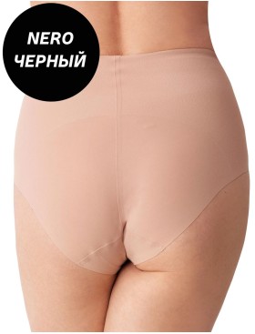 Высокие трусы слипы с утяжкой Cotonella 8618 INVISIBLE nero, Цвет: nero (черный), Размеры: S, изображение 2