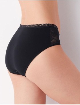 Трусы слипы с кружевом Cotonella ADA74 CHARME nero, Цвет: nero (черный), Размеры: M, изображение 2