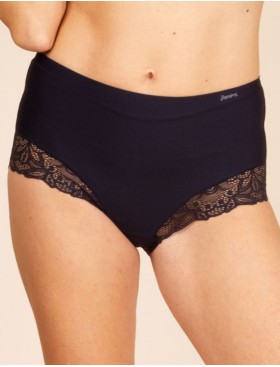 Высокие трусы с кружевом Janira BELLA BEST COMFORT 1032130 BRAGA black, Цвет: black (черный), Размеры: M