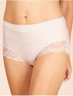 Высокие трусы с кружевом Janira BELLA BEST COMFORT 1032130 BRAGA dune, Цвет: dune (песочный), Размеры: M