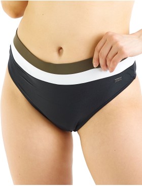 Плавки женские Naturana 78060 THE ONE черный/хаки, Цвет: черный/хаки, Размеры: M