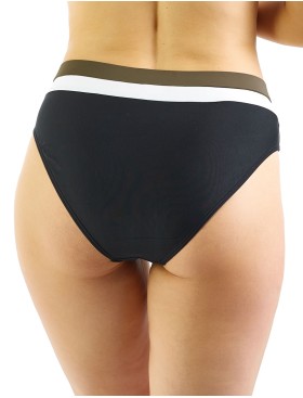 Плавки женские Naturana 78060 THE ONE черный/хаки, Цвет: черный/хаки, Размеры: M, изображение 2