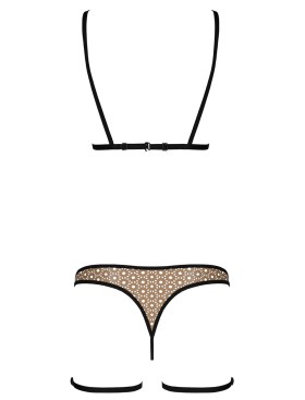 Эротический комплект Passion GABI SET, Цвет: бежевый, Размеры: L/XL, изображение 4