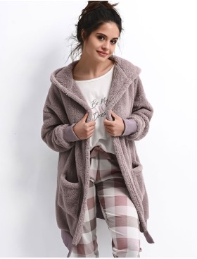 Кардигин с капюшоном Sensis COFFEE, Цвет: розовый, Размеры: S/M