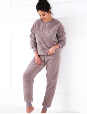 Теплая женская пижама Sensis GEORGETTE, Цвет: розовый, Размеры: S, изображение 2