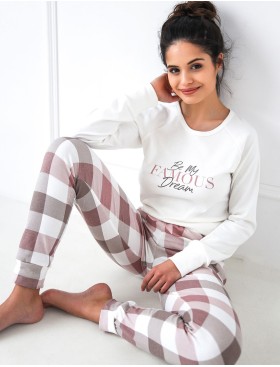 Хлопковая пижама Sensis JOSELYN, Цвет: белый, Размеры: M