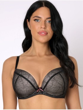 Бюстгальтер балконет Subtille KRISTI full cup черный, Цвет: черный, Размеры: 90B, изображение 3