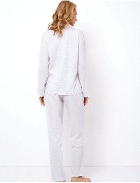 Пижама с брюками женская Aruelle CHARLIE, Цвет: меланж, Размеры: XS, изображение 3