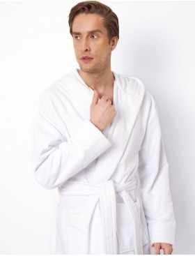 Мужской банный халат Aruelle EMERSON, Цвет: белый, Размеры: M