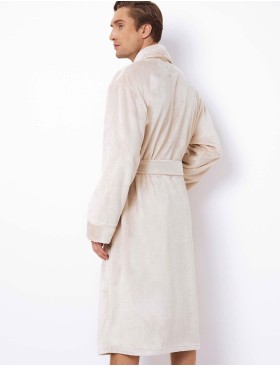 Теплый мужской халат Aruelle HENRY CREME, Цвет: кремовый, Размеры: XL, изображение 3