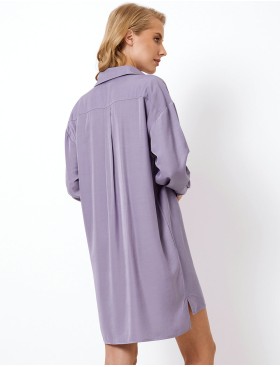 Сорочка рубашечного кроя Aruelle VIVI, Цвет: лаванда, Размеры: XS, изображение 3