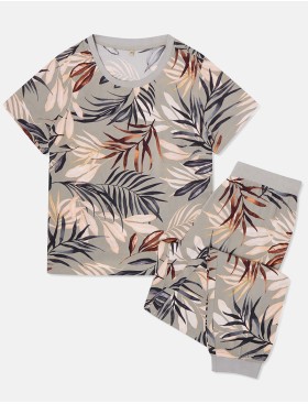 Пижама из вискозы Esotiq LETO 40601, Цвет: серо-зеленый, Размеры: S, изображение 5