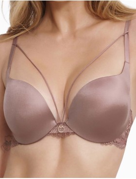 Гладкий бюстгальтер пуш-ап Esotiq ISLEY 40894 пыльная роза, Цвет: пыльная роза, Размеры: 70C