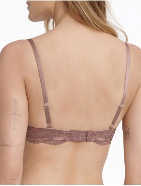 Гладкий бюстгальтер пуш-ап Esotiq ISLEY 40894 пыльная роза, Цвет: пыльная роза, Размеры: 70C, изображение 2