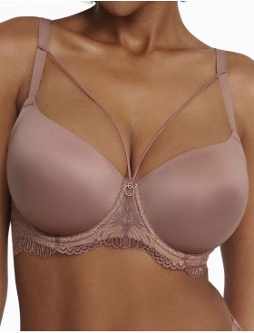 Бюстгальтер балконет Esotiq ISLEY 40895 пыльная роза, Цвет: пыльная роза, Размеры: 75E