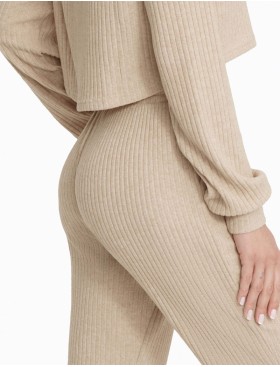 Комплект женский в рубчик Esotiq CLYTIA 40253 бежевый, Цвет: бежевый, Размеры: L, изображение 6