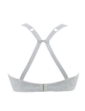 Хлопковый бюстгальтер бралетт Infiore TANGO 855 grigio melange, Цвет: grigio mel (серый), Размеры: S, изображение 4
