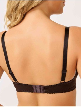 Кружевной мягкий бюстгальтер балконет Lina A 3069 коричневый, Цвет: коричневый, Размеры: 80D, изображение 2