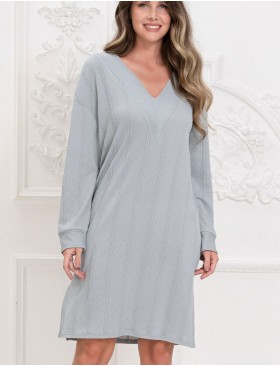 Туника с длинным рукавом Mia-Amore JESSIE 5073, Цвет: серый, Размеры: S/M, изображение 5