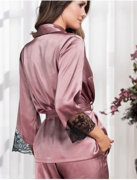 Комплект-тройка шёлк Mia-Amore OLIVIA 3645 античная роза, Цвет: античная роза, Размеры: M, изображение 5