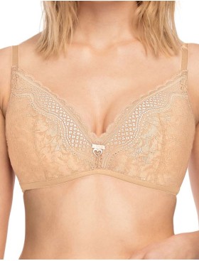 Бюстгальтер пуш-ап без косточек Nipplex CLARISA SUPER P-UP телесный, Цвет: телесный, Размеры: 70B