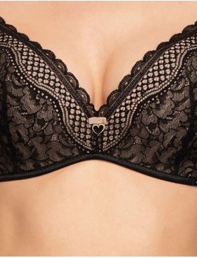 Бюстгальтер пуш-ап без косточек Nipplex CLARISA SUPER P-UP черный, Цвет: черный, Размеры: 75A, изображение 3