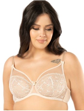 Мягкий бюстгальтер на большую грудь Nipplex ELISABETH M телесный, Цвет: телесный, Размеры: 70I, изображение 2