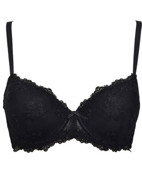 Бюстгальтер плотная чашка Sielei GLAM 1942 nero, Цвет: nero (черный), Размеры: 90D, изображение 4