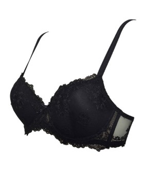 Бюстгальтер плотная чашка Sielei GLAM 1942 nero, Цвет: nero (черный), Размеры: 90D, изображение 6