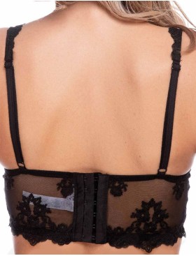 Кружевной бралетт на косточках Sielei GLAM 1944 nero, Цвет: nero (черный), Размеры: 75B, изображение 4