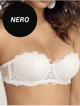 Бюстгальтер фашия с пуш-ап Sielei GLAM 1948 nero, Цвет: nero (черный), Размеры: 70B