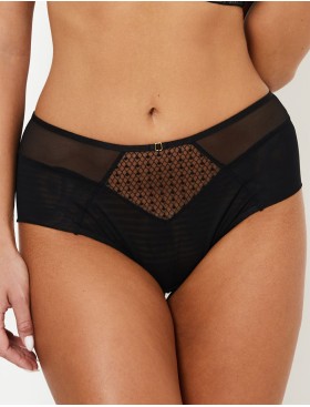 Трусы бразилиана Subtille MIRANDA BLACK mini, Цвет: черный, Размеры: S