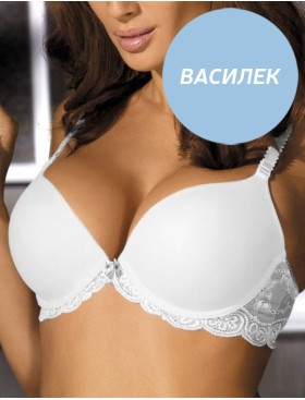 Бюстгальтер пуш-ап с гелем VOVA SNEJANNA V54037 василек, Цвет: василек, Размеры: 80A