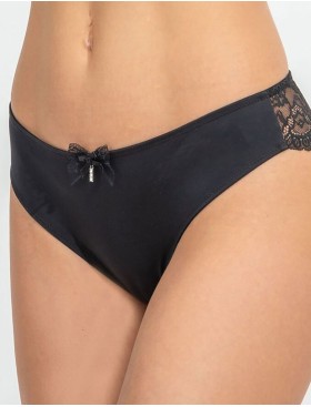 Трусики бразилиана Coquette Revue PANDORA 63121-18, Цвет: черный, Размеры: XS