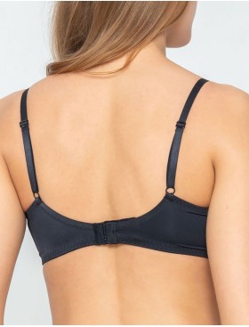 Бюстгальтер кружевной балконет Coquette Revue PANDORA 89121-18, Цвет: черный, Размеры: 90B, изображение 2