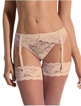 Кружевной пояс для чулок Sielei ALLURE 2679 cipria, Цвет: cipria (телесный), Размеры: XS